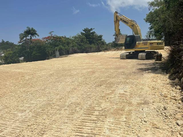 Excavation and heavy equipment job by J&J Digger in western Puerto Rico