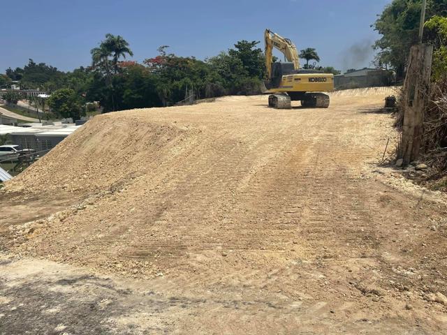 Excavation and heavy equipment job by J&J Digger in western Puerto Rico
