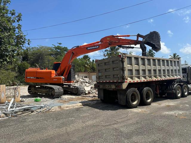 Excavation and heavy equipment job by J&J Digger in western Puerto Rico