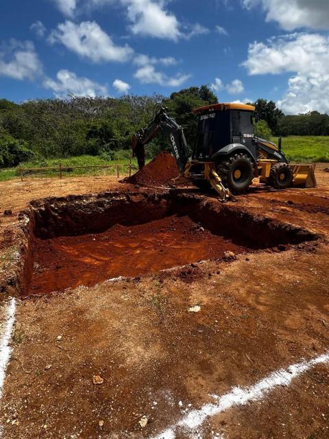 Excavation and heavy equipment job by J&J Digger in western Puerto Rico