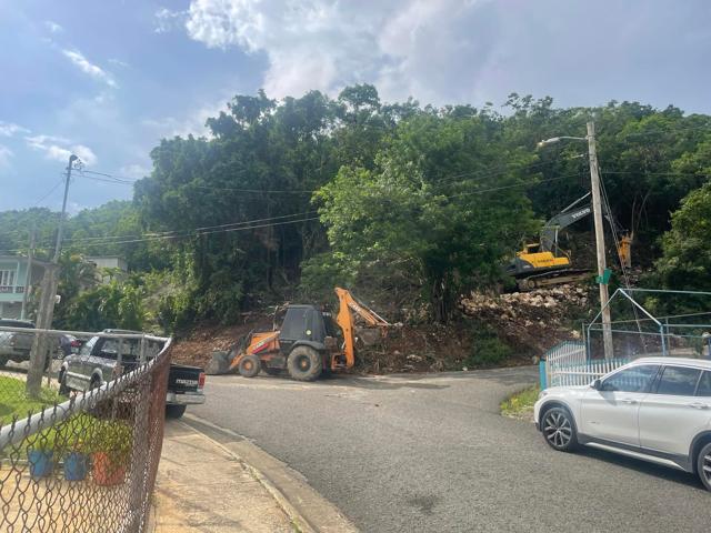 Excavation and heavy equipment job by J&J Digger in western Puerto Rico